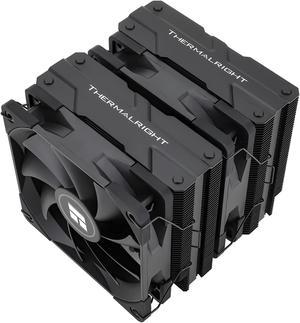Thermalright Peerless Assassin 120 Black CPU Air Cooler, 6 Heat Pipes, Dual 120mm TL-C12B PWM Fan,Aluminium Heatsink Cover, AGHP Technology, for AMD AM4/Intel 115X/1200/2066