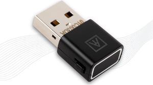 FIDO2 Certified Security Key, USB Fingerprint authenticaiton USB-A Ports, Protect Online Accounts : Windows, Linux, Mac OS, Google, Bank of America, Facebook, Twitter,