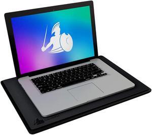 DefenderShield Laptop EMF Radiation & Heat Protection Shield - 5G Lap Pad Protector & Blocker - Cooling Lapdesk Compatible up to 17" Notebook Computer, Chromebook, MacBook (Black)
