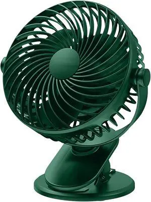 Handheld Portable Rechargeable USB Fan, Small Handheld Battery Operated Face Fan, Mini Hand Held Fan, USB Desk Fan, Quiet Adjustment Mini Fan, Personal Electric Small Fan For Home Outdoor (Green)