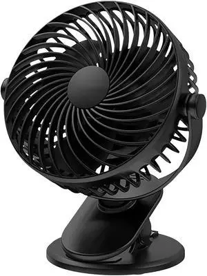 Handheld Portable Rechargeable USB Fan, Small Handheld Battery Operated Face Fan, Mini Hand Held Fan, USB Desk Fan, Quiet Adjustment Mini Fan, Personal Electric Small Fan For Home Outdoor (Black)