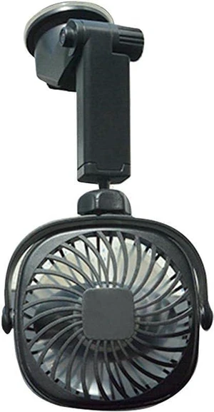 Freshwater USB Car Fan with Suction Cup, Rechargeable Wall Fan, Portable Electric Fan, 360 Degree Rotation, Black, Super Suction Freshwater USB Car Fan with Suction Cup, Rechargeable Wall Fan, Portable Electric Fan, 360 Degree Rotation, Black, Super Suction