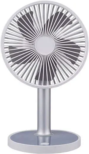 Mini Clip on Desk Fan, USB Ventilator Draagbare Handheld Kleine Ventilator USB Fan 2000mAh Opladen Desktop Mini Portable Desktop Fan Desktop Outdoor Fan Voor Home Office,Gray