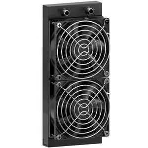Clyxgs Water Cooling Radiator, 12 Pipe Aluminum Heat Exchanger Radiator with Fan for PC CPU Computer Water Cool System DC12V 240mm Black Clyxgs Water Cooling Radiator, 12 Pipe Aluminum Heat Exchanger Radiator with Fan for PC CPU Computer Water Cool System DC12V 240mm Black
