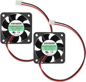 2-Pack 40mm x 10mm DC 12V Brushless Cooling Fan Dual Ball Bearing YDM4010B12