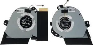 Replacement CPU GPU Cooling Fan For Asus ROG Zephyrus GU502DU GA502IU GA502IV GA502D GA502DU GA502DU-BR7N6 GU505DU GX505D GX505DW GX505DV 5V 0.5A 13N1-8LA0C01 13NR0210AM901,13N1-8LM0111 13NR0210T01111
