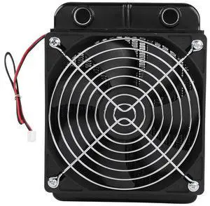 CPU Water Cooling Radiator G1/4 Thread Heat Row Radiator with Fan 18 Tubes (120mm) CPU Water Cooling Radiator G1/4 Thread Heat Row Radiator with Fan 18 Tubes (120mm)