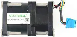 QUETTERLEE Replacement New CPU Cooling Fan for Dell PowerEdge R320 R420 R430 Series, HR6C0 0HR6C0 G8KHX OG8KHX DFTA0456B2H P049 DNHNR 79WM9 PG40561BX-Q090-S99 Fan