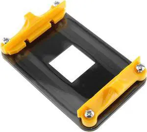 DGZZI AM4 Backplane Yellow Durable CPU Heatsink Bracket Motherboard CPU Fan Cooling Mounting Sheet Plate for AM4 AMD Socket