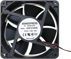 Twinklebay 120 x 38mm Cooling Fan, Replacement for AFB1212SHE High CFM 12038 Coo Twinklebay 120 x 38mm Cooling Fan, Replacement for AFB1212SHE High CFM 12038 Coo
