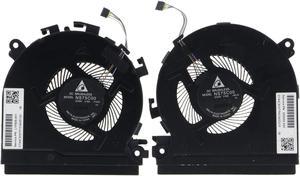 Replacement CPU & GPU Cooling Fan for HP Spectre X360 15-CH 15-CH000 15-CH011DX 15-CH011NR 15-ch075nr NS75C00-17J22 NS75C00-17J21 L17605-001 L17606-001