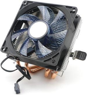 JIUWU CPU Air Cooler 3-Pin Fan with 4 Heatpipes Radiator Blue LED for Intel AMD CPUs 92mm Fan (775 1150 1155 1151 1156)