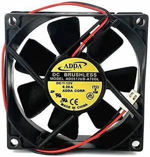 Original AD0812UB-A70GL 8025 80MM 12V 0.30A 2line Chassis Power Cooling Fan