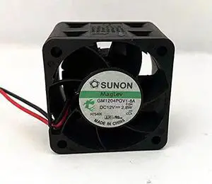 GM1204PQV1-8A SUNON 12V 40mm Fan, 12V 2.8W 4028 2-pin Server Fan