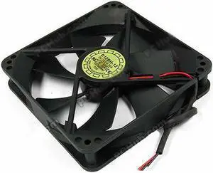 D12BH-12 DC 12V 0.3A 2700RPM 12025 12cm 12012025mm 2 Wires Silent Cooling Fan