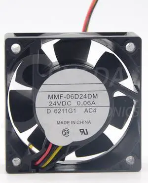MMF-06D24DM AC4 6025 606025mm DC 24V 0.06A server inverter cooling fan