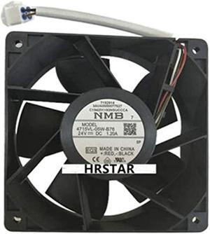 Original New NMB 4715VL-05W-B76 DC 24V 1.20A 120X120X38mm Inverter Cooling Fan ACS580/880