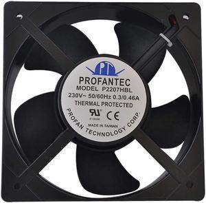 Original PROFANTEC P2207HBL Axial Fan AC 230V 0.3A Electric Control Cabinet Fans
