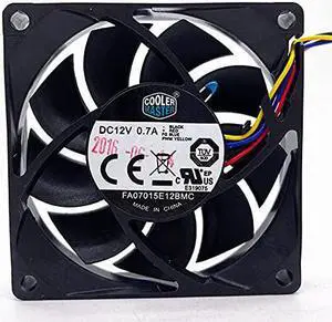 FA07015E12BMC 70mmx15mm 12V 0.70A 4-Pin PWM Chassis Fan