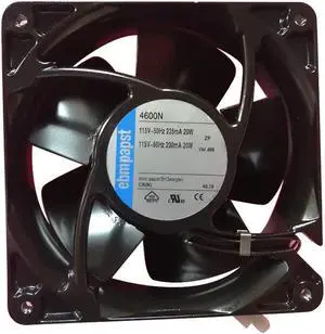 Original New ebmpapst 4600N-466 Cooling Fan 120 X120X38mm All Metal High Temperature Resistance 115V 18W Axial Fans