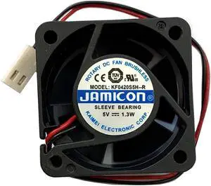 KF0420S5H-R JAMICON 5V 1.3W 4CM 4020 2-Wire Switch Cooling Fan 404020MM