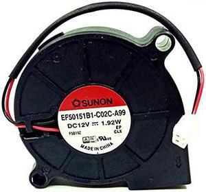 EF50151B1-C02C-A99 SUNON 12V Blower, 12V 1.92W 5015 Turbo Silent Fan