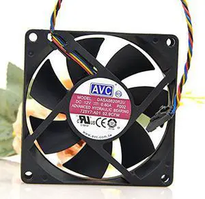 DASA0820R2U 12V 80mm Fan 12V 0.60A Chassis Cooling Fan DASA0820R2U 12V 80mm Fan 12V 0.60A Chassis Cooling Fan