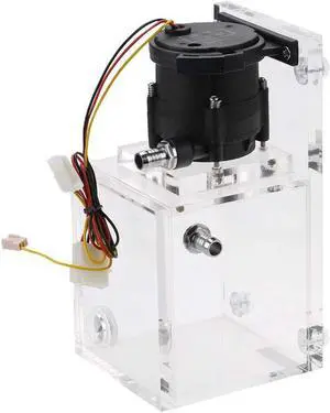 PC Water Cooling Pump for Gaming - High Flow 12V DC Pump with 1200L/H Capacity, Modern Design Acrylic + ABS Housing, Quiet Operation for PC Liquid Cooling Systems PC Water Cooling Pump for Gaming - High Flow 12V DC Pump with 1200L/H Capacity, Modern Design Acrylic + ABS Housing, Quiet Operation for PC Liquid Cooling Systems