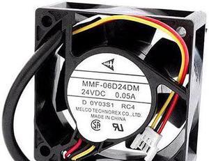 MMF-06D24DM-RC4 24V 0.05A 60×60×25mm Inverter Industrial Computer Fan