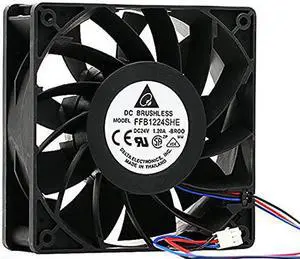 FFB1224SHE 24V Fan for Delta FFB1224SHE 24V 1.20A 12038 Inverter Cooling Fan