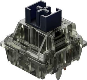 Gateron Ink v2 Black Pre lubed 5pin Linear Switches 60g Force DIY Mechanical Keyboard Switch(35PCS, Black Ink v2)