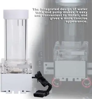 Generic 3.5 Meters Pump Head Computer Water Pump High Efficiency 650LH Speed for PC Water Cooling and Overclocking Systems (17cm) Generic 3.5 Meters Pump Head Computer Water Pump High Efficiency 650LH Speed for PC Water Cooling and Overclocking Systems (17cm)