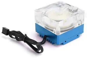 SUNGOOYUE SCP67B Water Cooling Pump, PWM Speed Control 2600RPM, G1/4 Thread, Acrylic and Aluminum Construction, 12V for PC Gaming (Blue) SUNGOOYUE SCP67B Water Cooling Pump, PWM Speed Control 2600RPM, G1/4 Thread, Acrylic and Aluminum Construction, 12V for PC Gaming (Blue)