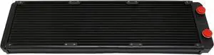 EBTOOLS Water Cooling Radiator, G1/4 Threaded 18 Row Tube DIY Liquid CPU Cooling System, 27mm High Density Fins Copper Tube Radiator, for Computer CPU EBTOOLS Water Cooling Radiator, G1/4 Threaded 18 Row Tube DIY Liquid CPU Cooling System, 27mm High Density Fins Copper Tube Radiator, for Computer CPU