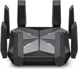 TP-Link AXE16000 Quad-Band WiFi 6E Router (Archer AXE300) - Dual 10Gb Ports Wireless Internet Gaming Router, Supports VPN Client, 2.5G WAN/LAN Port, 4 x Gigabit LAN Ports