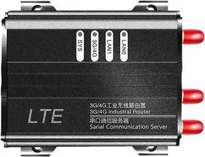 EXVIST 4G LTE WiFi Router with SIM Card Slot, Industrial 4G LTE Router with EC25-EUX, RS232, VPN, External Antennas for Smart Home, Video Surveillance, Industrial Control etc.