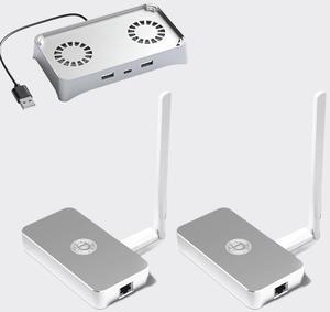 Deeper Connect SE (2 Pack) with Cooling Base- Lifetime Free Decentralized VPN Router for Home Business Travel, Cybersecurity/Hardware VPN/Home Wi-Fi Router