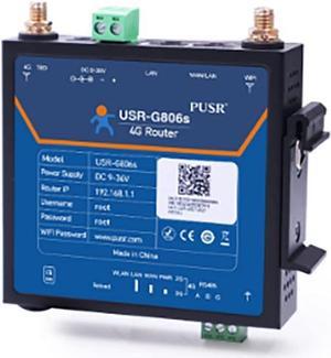 JMT PUSR USR-G806S 4G LTE Industrial VPN Router with RS485 Serial Port Support Modbus RTU to TCP
