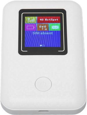 4G Mini Mobile WiFi Hotspot,Wireless WiFi Portable Hotspot, 150Mbps High Speed Screen Display, 10 Users Wireless LTE Router, 4G WiFi Router for Car Travel Business