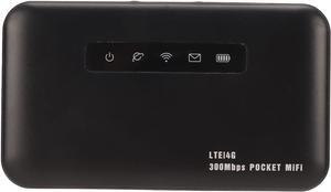 Zyyini 4G Mobile WiFi Hotspot, Portable WiFi Router with USB Powered, Support 10 WiFi Users, with SIM Card Slot for Travel