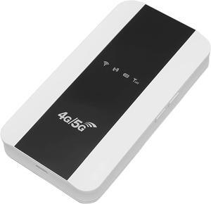 Mobile WiFi Hotspot with SIM Card Slot, 150Mbps Portable 4G LTE Unlocked Router with LED Indicator for Travel, 3000mAh Battery (European Version)