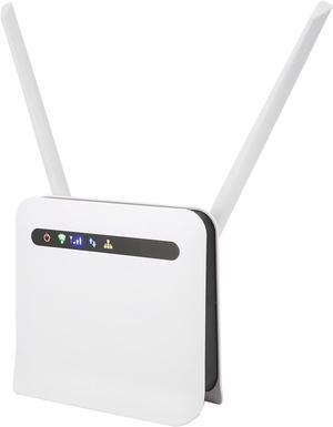 4G LTE FDD TDD SIM Card Router Dual Band, Portable WiFi Router with 4 LAN Ports and SIM Card Slot, for Home Office (CP9 US Plug)