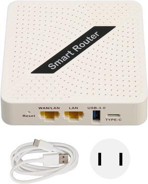 ciciglow 2.4GHz/5GHz WiFi 6 Portable Router, Mobile Hotspot Router Support WAN LAN Port Connecting Multiple Devices for Secure Internet at Home Or Everywhere You Go (US Plug)