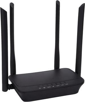 WiFi Unlocked 4G LTE Modem Router with SIM Card Slot, 300Mbps 4G WiFi Router with Four Antennas Portable WiFi Mobile WiFi Hotspot Support FDD