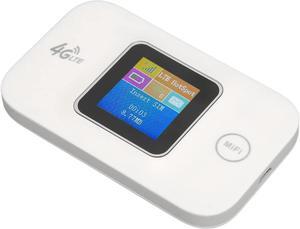 LTE Mobile Router, 4G WiFi Travel Router with SIM Card Slot and LED Display, Portable Mini Wireless WiFi Router, 10 Users Sharing for for