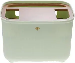 Cable Organizer Box Desktop Router Storage Box Plastic Router Holder Router Cable Management Case Cable Management Box (Color : Light Green)