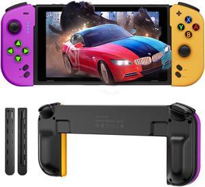 Enhanced Switch/Switch OLED Controller for Handheld Mode, LEVEWAN One-Piece Joypad Switch Controller with Sensitive 6-Axis Gyro, Turbo, Wake Up and LED lights, Bluetooth Connetion, 10 Hours Battery