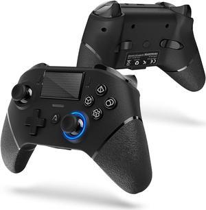 ASUSPORACE Wireless Controller for PS4 Slim/Pro/PC, Hall Sensor Trigger Dual Vibration Game PS4 Controller Pro Remote Gamepad Joystick for Playstation 4 Console[1 Pcs Pack]