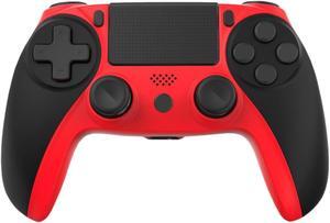 Tech4U UPGRADED Wireless Gaming Controller Compatible with PS4/Windows with enhanced Dual Vibration/6 Axis Sensor/Panel Touch/Earphone Function/Loudspeaker Function