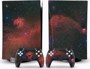 Controller Sticker Decal Skin for PS 5 Disk Edition Console and 2 Controllers Vinyl Cover Skins Wraps for PS5 Disc Version 13880 Anti Scratch Bubble Free